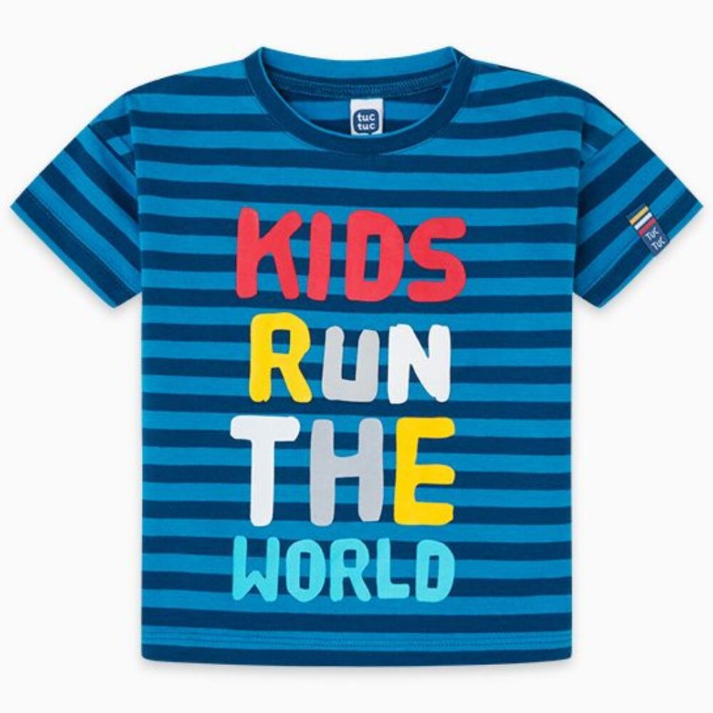 NWT blue striped t-shirt